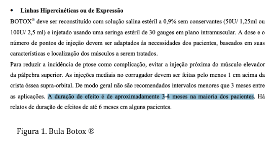 Figura 1 Bula Botox
